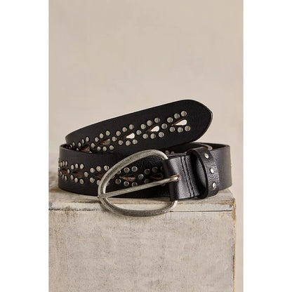 Free People WTF Preston Stud Belt in Black