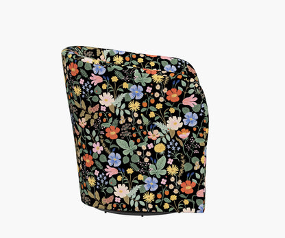 Pembroke Swivel Chair - Strawberry Fields