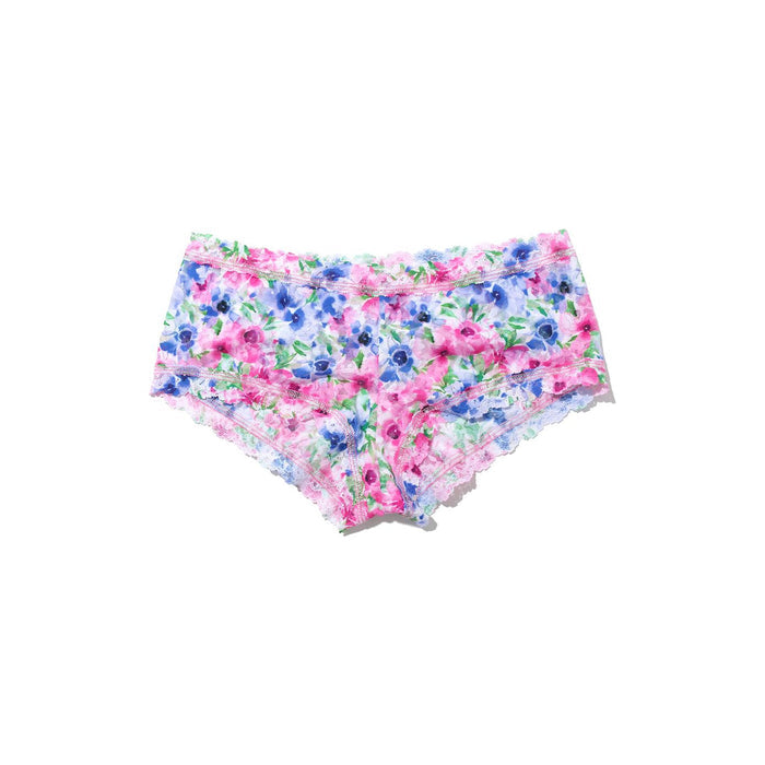 Hanky Panky Printed Signature Lace Boyshort in Paint And Pour