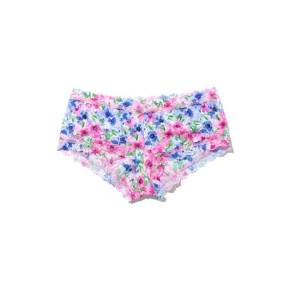 Hanky Panky Printed Signature Lace Boyshort in Paint And Pour