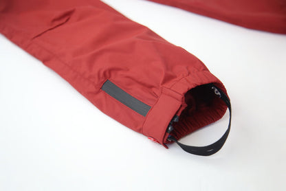 Ankle cuff detail – merlot waterproof rain pants