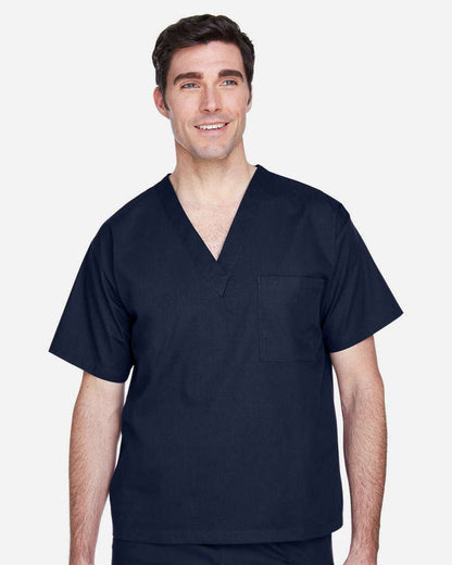 Harriton Adult Restore Unisex V-Neck Scrub Top. M897
