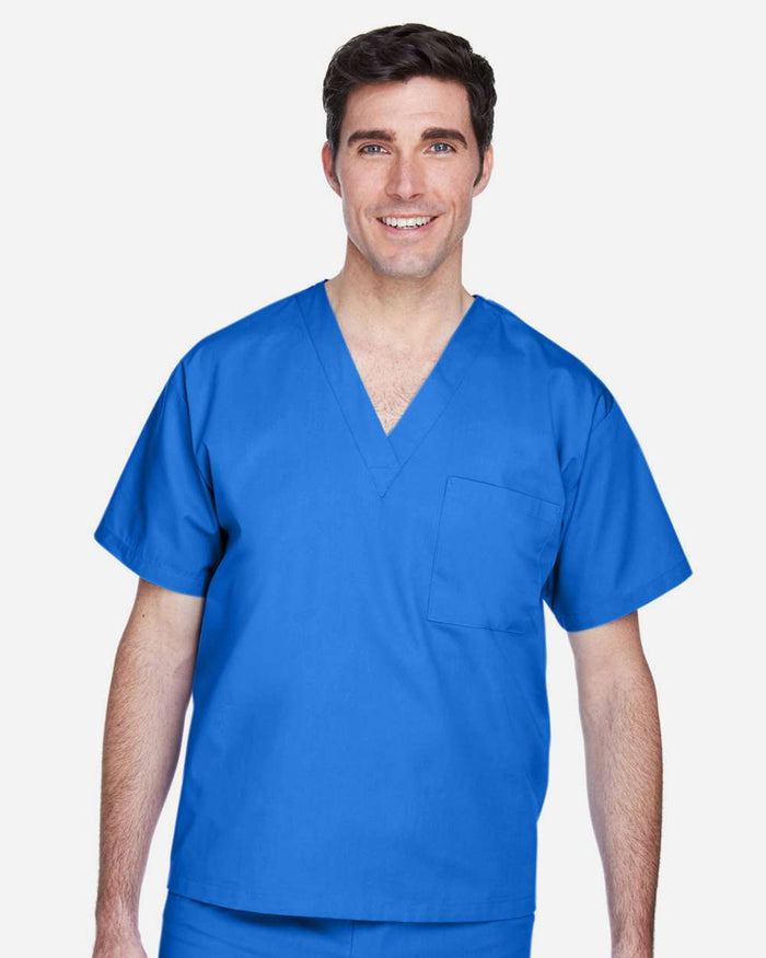 Harriton Adult Restore Unisex V-Neck Scrub Top. M897