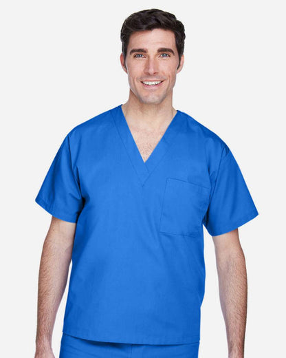 Harriton Adult Restore Unisex V-Neck Scrub Top. M897