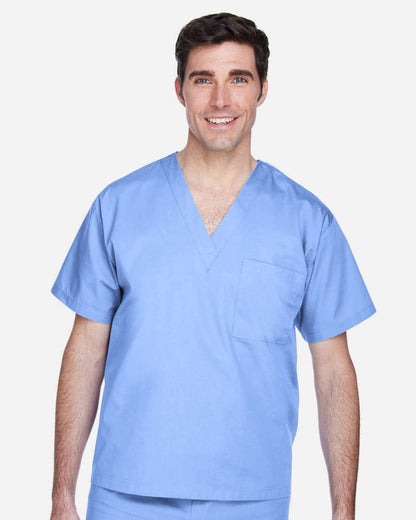 Harriton Adult Restore Unisex V-Neck Scrub Top. M897