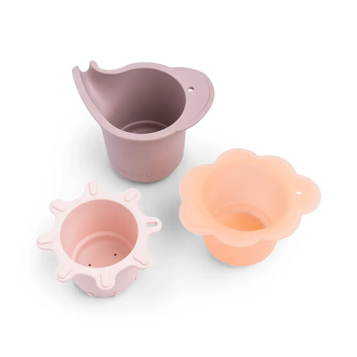 Done By Deer Water Play & Stacking Cups 3 pcs - Elphee Powder