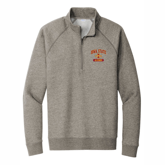 Iowa State Alumni Quarter-Zip Grey Fleece