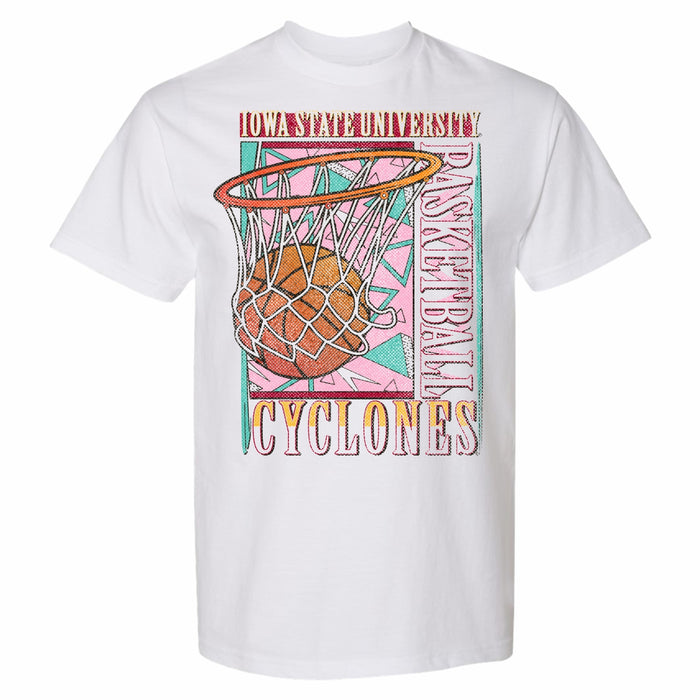 Iowa State Basketball Vintage-Style 90s T-Shirt