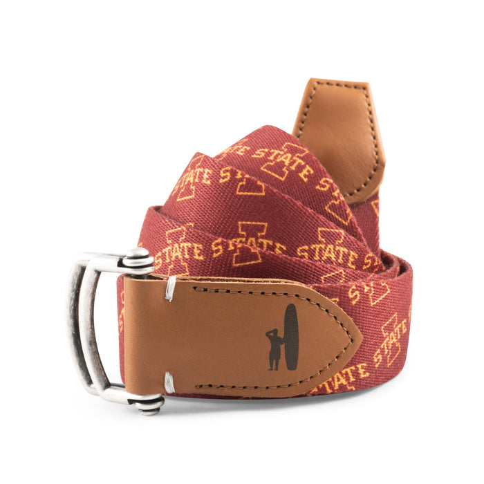 Iowa State Belt Stretch Wordmark Johnnie-O