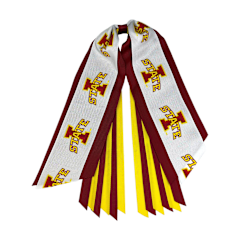 Iowa State Bow Red/White Streamer