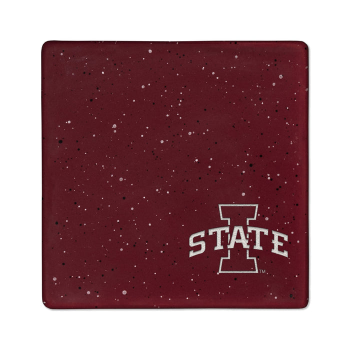 Iowa State Coaster Red Speckle