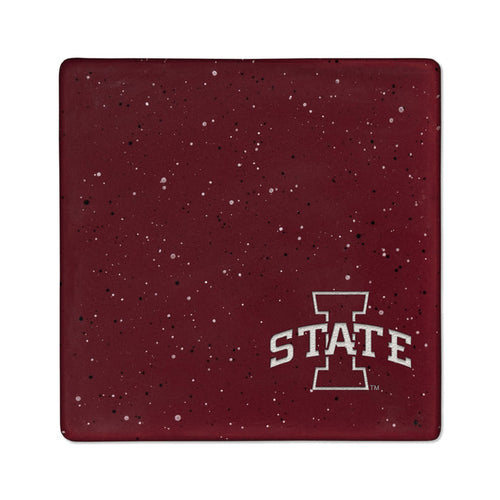 Iowa State Coaster Red Speckle