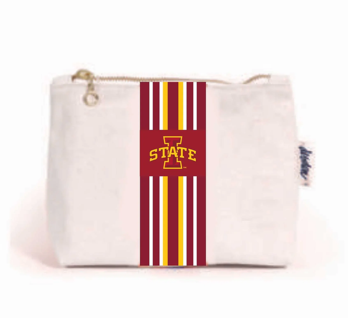 Iowa State Coin Pouch Canvas Red/Gold