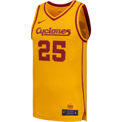 Iowa State Cyclones Basketball Jersey Nike Replica #25