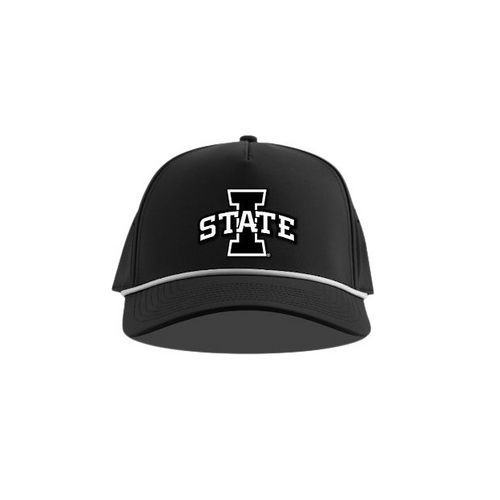 Iowa State Cyclones Black Branded Bills Adjustable Rope Hat