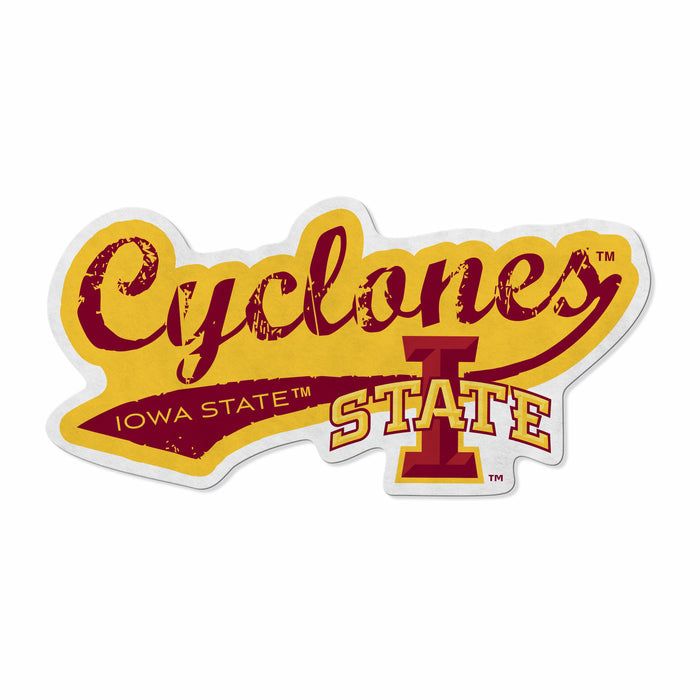 Iowa State Cyclones Distressed Script Pennant
