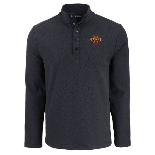 Iowa State Cyclones Football Hunts Point Fleece Snap Pullover