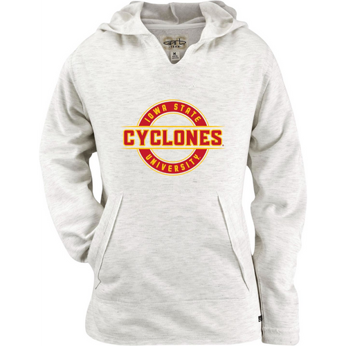 Iowa State Cyclones Grey Circle Logo Youth Hoodie