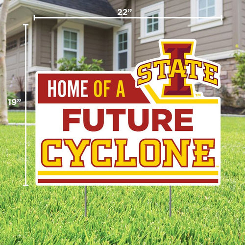 Iowa State Cyclones "Home of a Future Cyclone" Lawn Sign