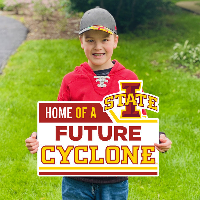 Iowa State Cyclones "Home of a Future Cyclone" Lawn Sign