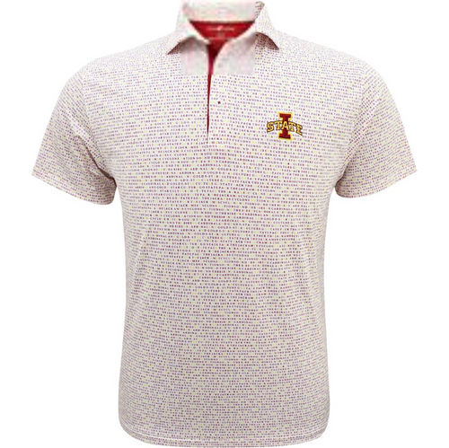 Iowa State Cyclones Horn Legend Wordmark Polo