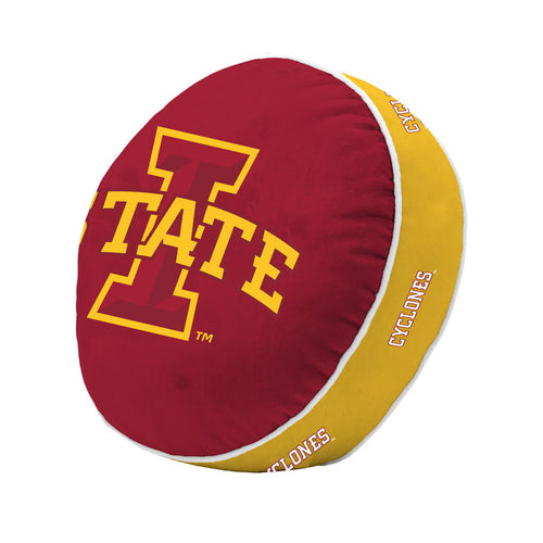 Iowa State Cyclones "I State" Circle Puff Pillow