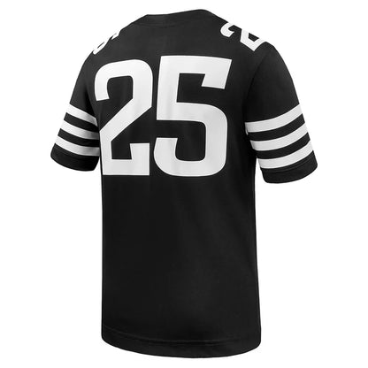 Iowa State Cyclones Kids Black Nike #25 Replica Football Jersey