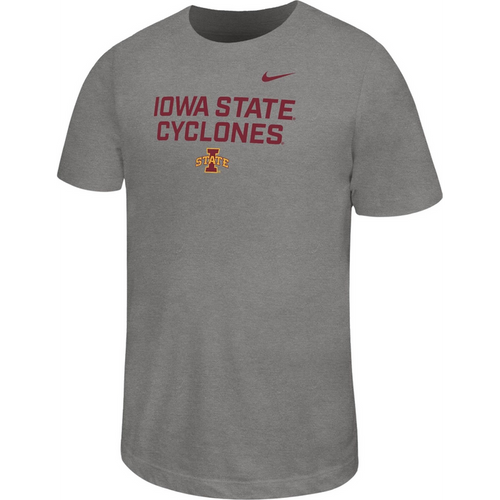 Iowa State Cyclones Kids Grey Nike Short Sleeve T-Shirt