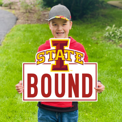 Iowa State Cyclones Logo Bound Lawn Sign
