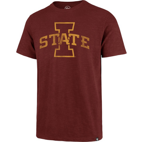 Iowa State Cyclones Men's Basic Red Logo T-Shirt