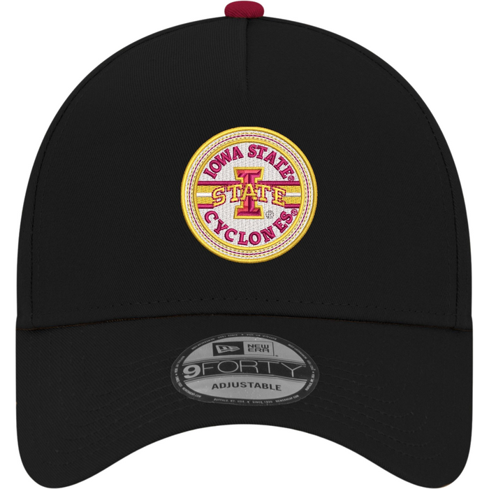 Iowa State Cyclones New Era Black Circle Logo Hat