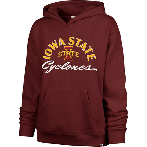 Iowa State Cyclones Women's Red Script Hoodie