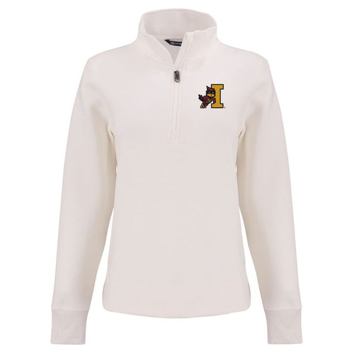 Iowa State Cyclones Women's Roam Quarter-Zip Leaning Cy logo