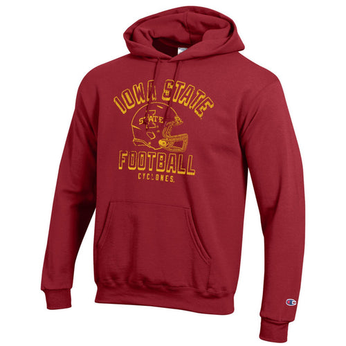 Iowa State Football Hoodie Men's Red Champion