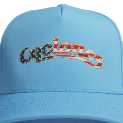Iowa State Hat Patriotic Blue Script
