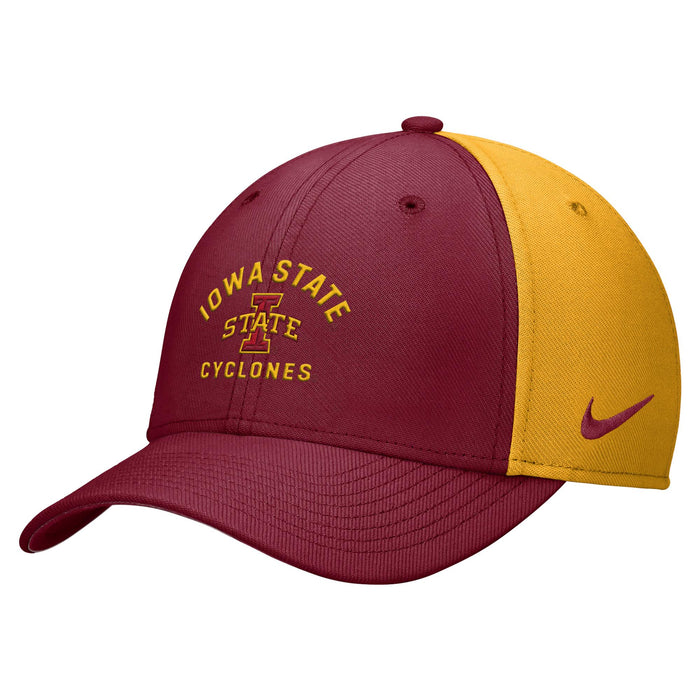 Iowa State Hat Nike Red/Gold Swooshflex