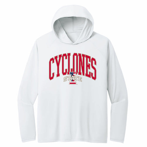 Iowa State Hooded Shirt Patriotic ISU Logo