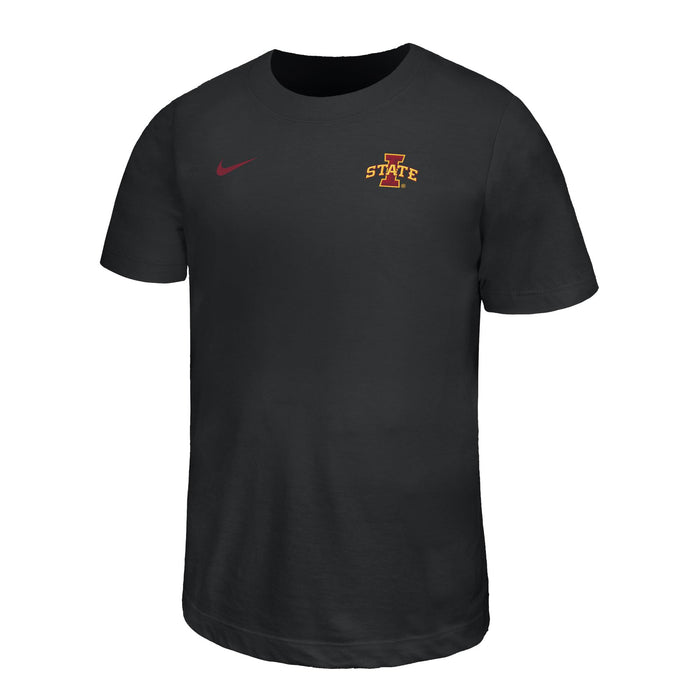 Iowa State Kids Shirt Solid Nike ISU Logo