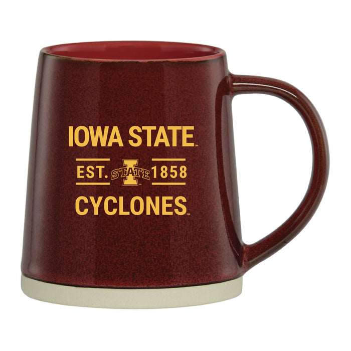 Iowa State Mug Red/Gold Speckle