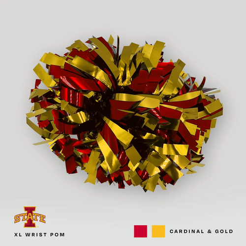 Iowa State Pom Pom XL Red/Gold