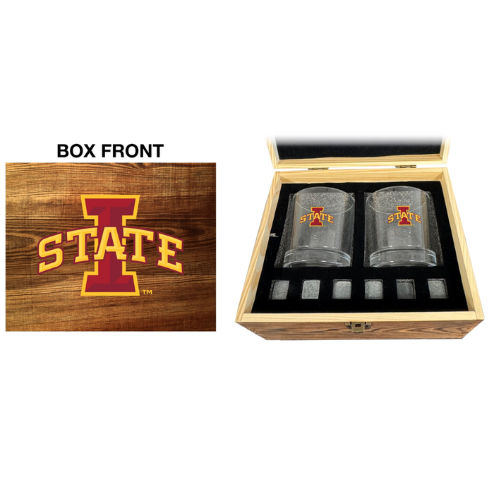 Iowa State Rocks Glass Set