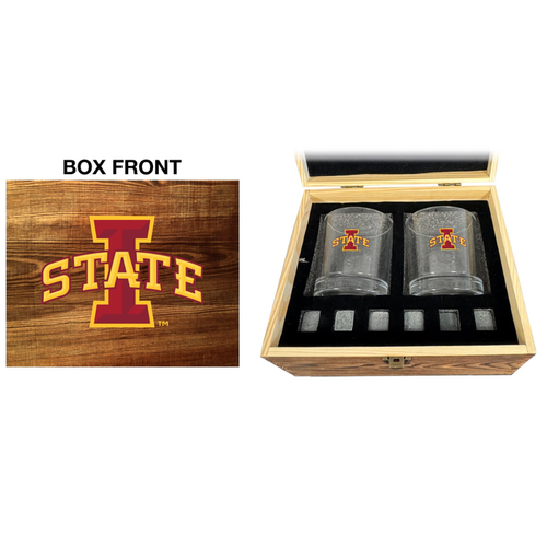 Iowa State Rocks Glass Set