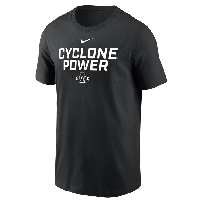 Iowa State T-Shirt Black Nike Cyclone Power