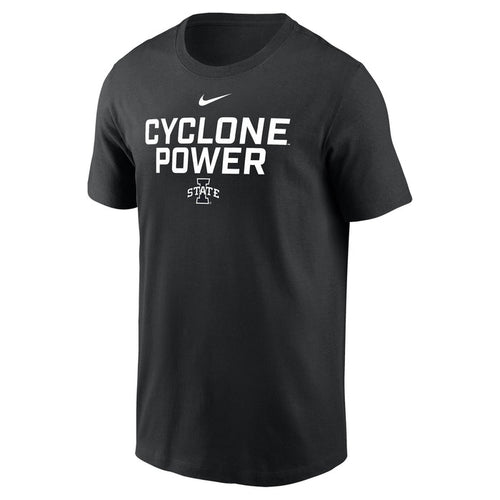 Iowa State T-Shirt Black Nike Cyclone Power