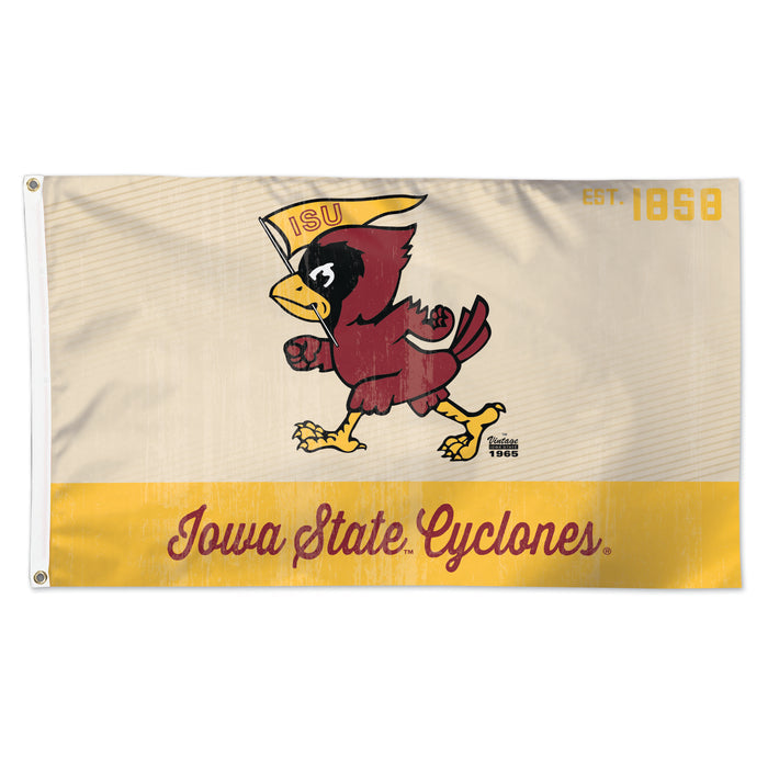 Iowa State Vintage Cy 3x5 Flag