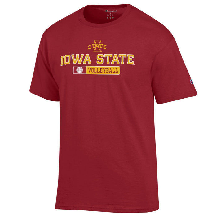Iowa State Volleyball T-Shirt Red Champion
