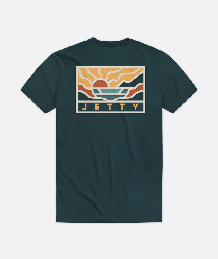 Jetty Mens Valley Tee Apparel Jetty Atlantic Small