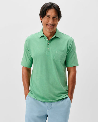 Johnnie-O Men's Coastal Wash Original Polo Apparel Johnnie-O Honeydew Small