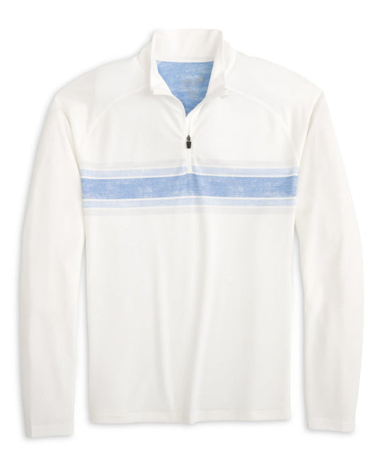 Johnnie-O Men's Milburn 1/4 Zip Apparel Johnnie-O White Small