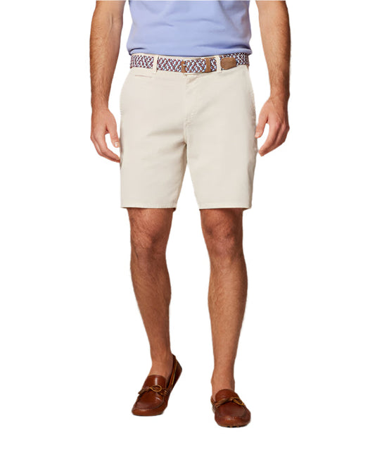 Johnnie-O Men's Nassau Cotton Blend Shorts Apparel Johnnie-O Stone 30 7"